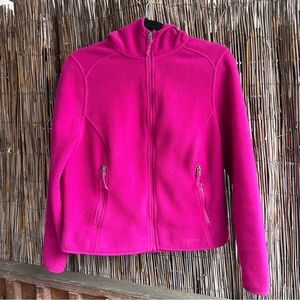 L.L. Bean Women’s Fleece Zip Up Hoodie Size Small Pink